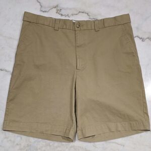Oak Hill Tan Flat Front Shorts - 42